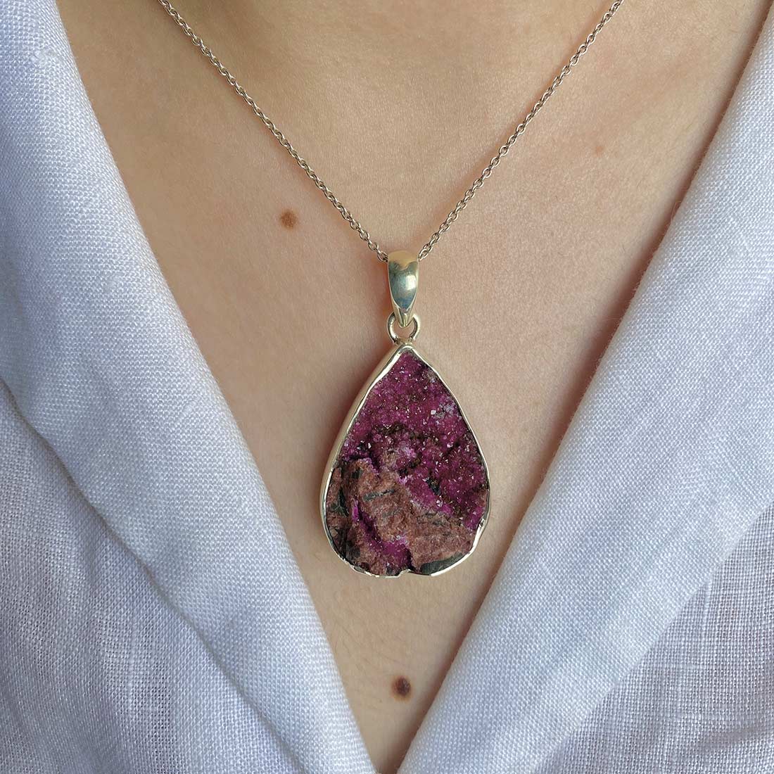 Cobalt Calcite Pendant-(CBC-P-13.)